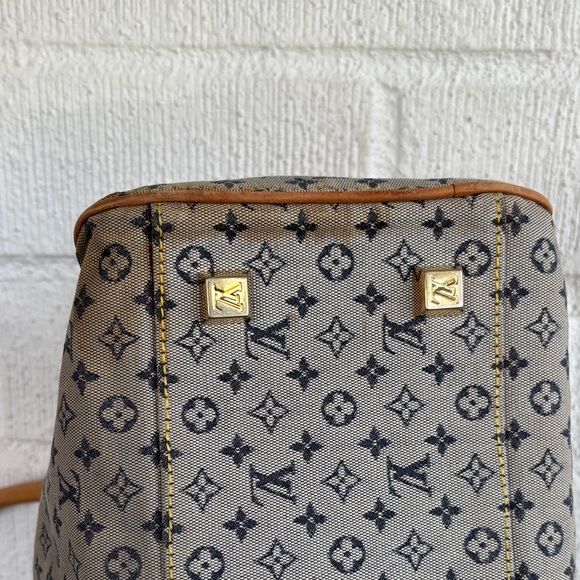 Louis Vuitton Leather Monogram Marie Hand Blue Dome Boston Bag - Picture 9 of 15